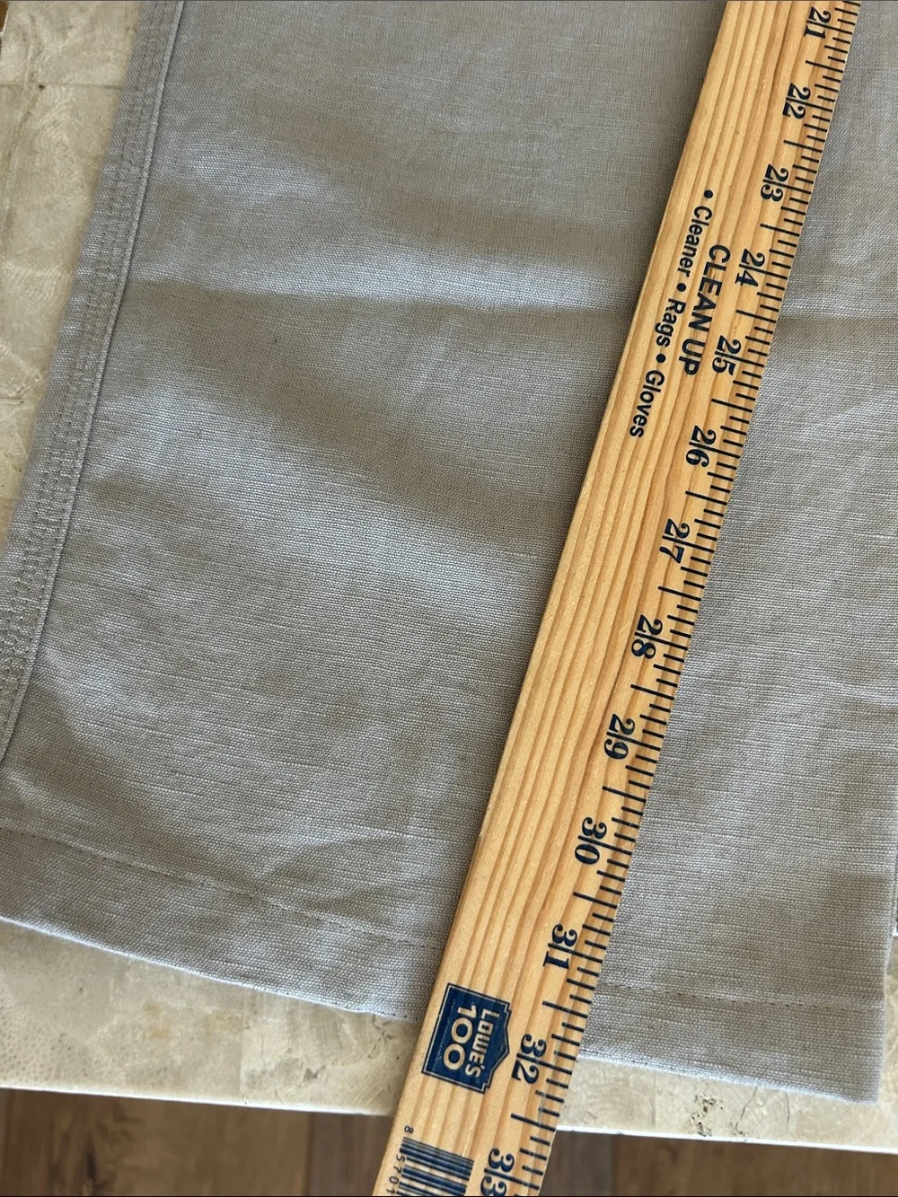 NWOT Topman Grey Linen/Blend Drawstring Trousers/Pants Pockets Men’s Size 32x32